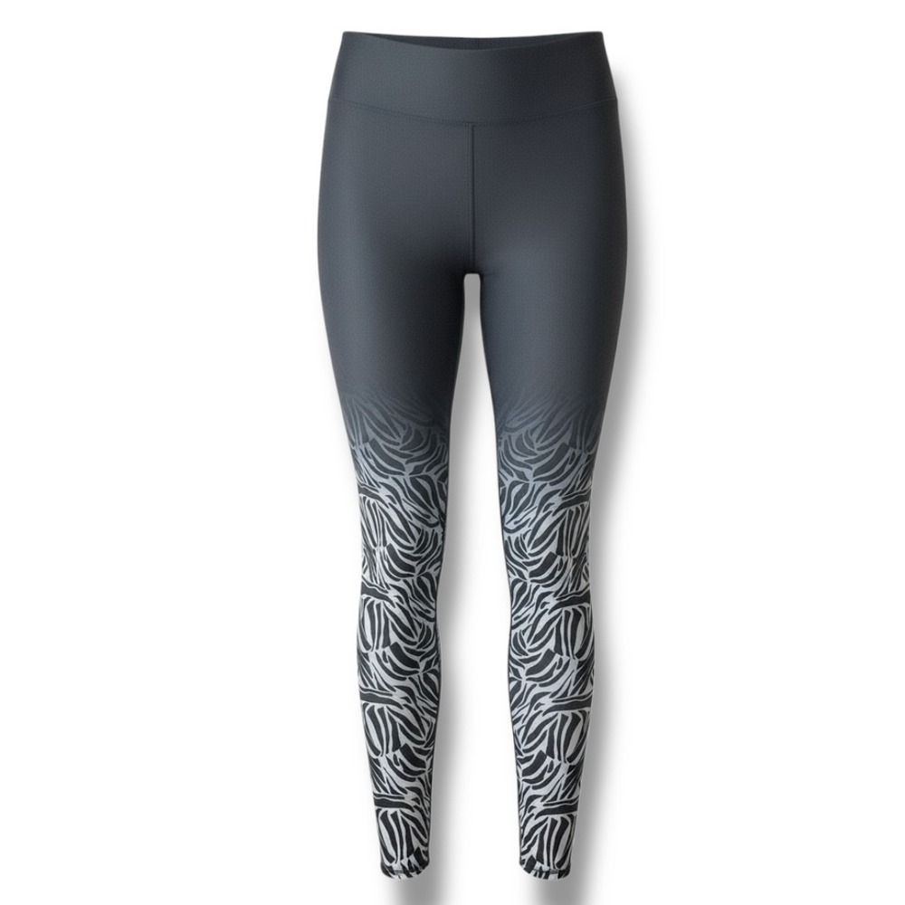 Cor Ultracor Zebra Print Ombre Leggings Athletic Pants‎ Women's Size S NWT